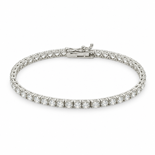 Bratara Tennis Aur 14K - White Lights