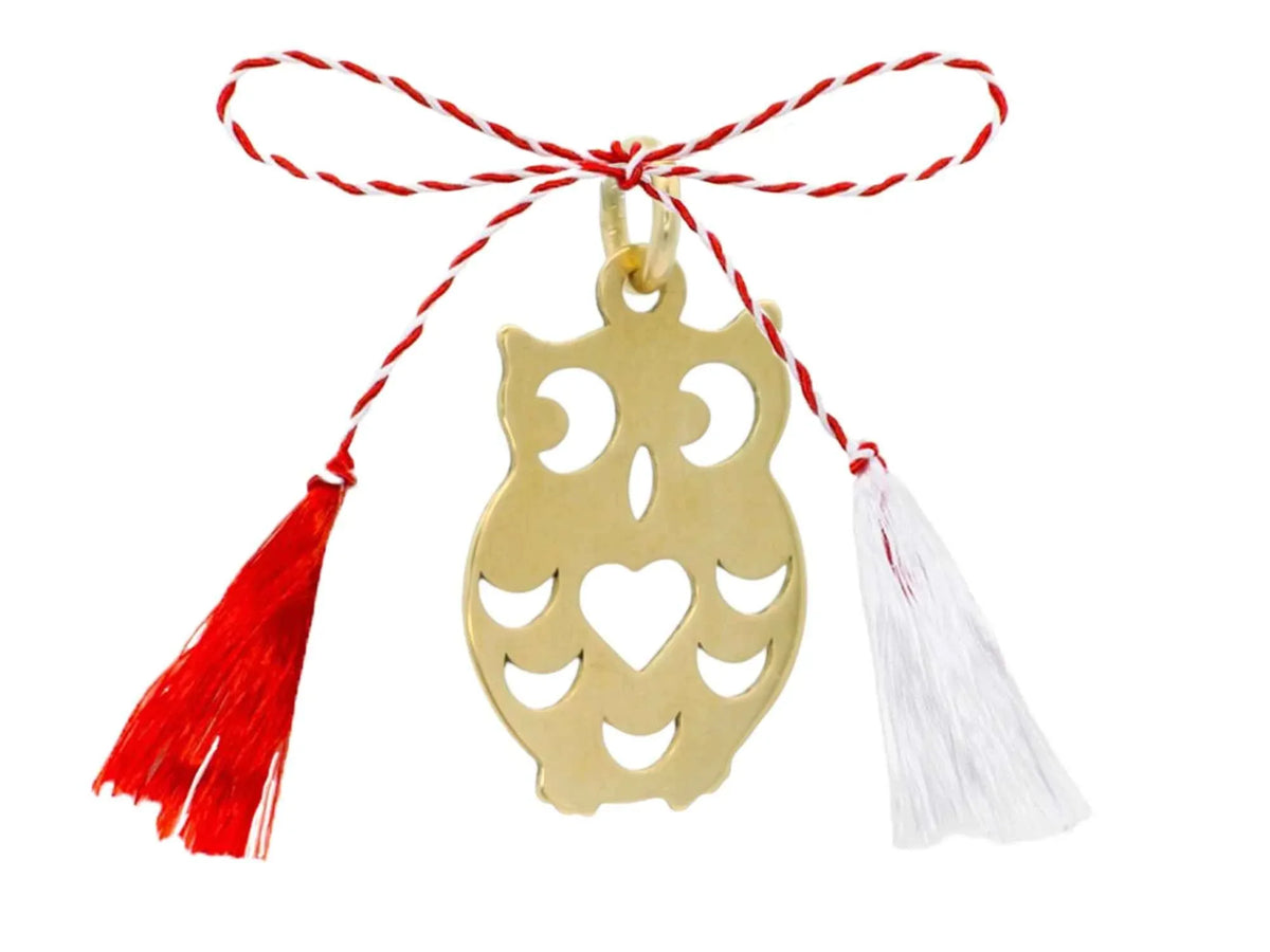 Pandativ martisor Bufnita Aur 14K - Antonia Gold