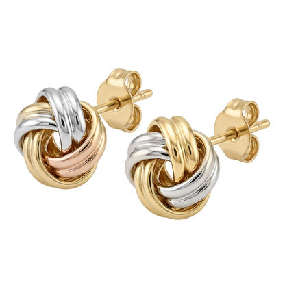 Cercei Aur 14K surub dama Nod
