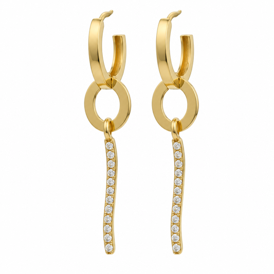 Cercei Aur 14 K dama Stilista