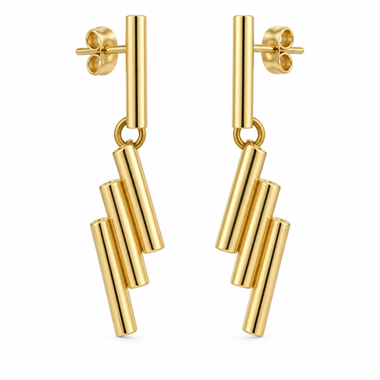 Cercei Aur 14K dama in forma de nai