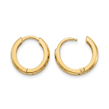 Cercei Aur 14K copii Creole Simple mici