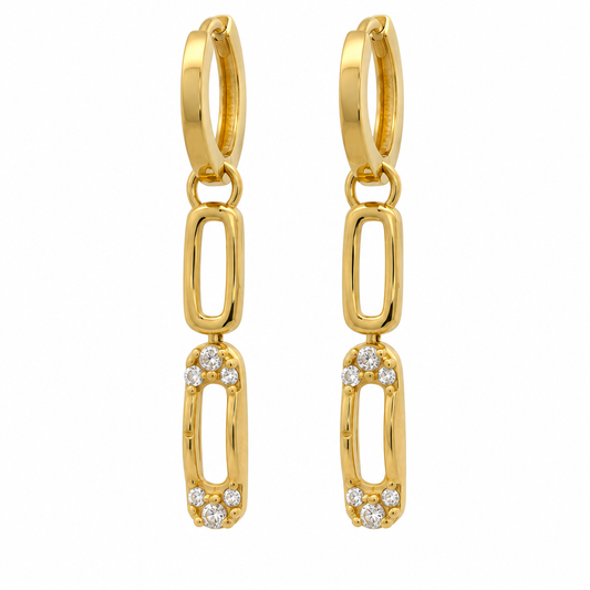Cercei Aur 14 K dama zale Storm