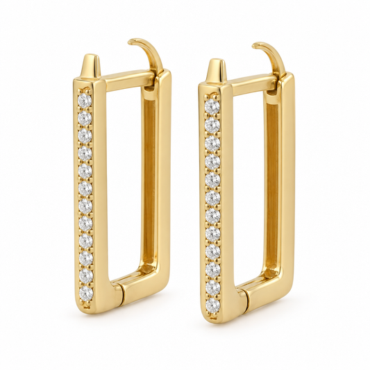 Cercei Aur 14 K dama Sticky
