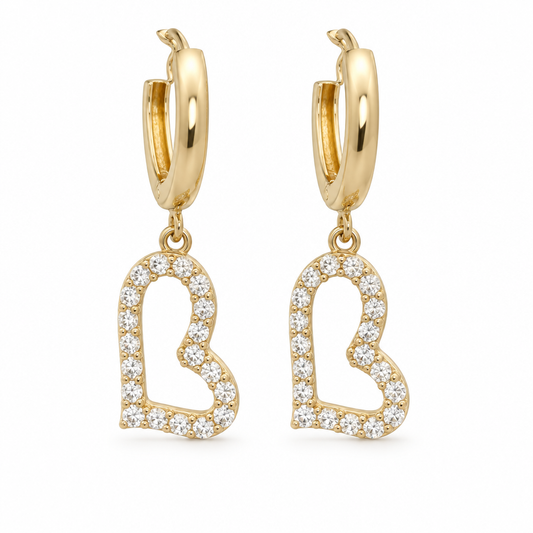 Cercei Aur 14K dama Pure Love
