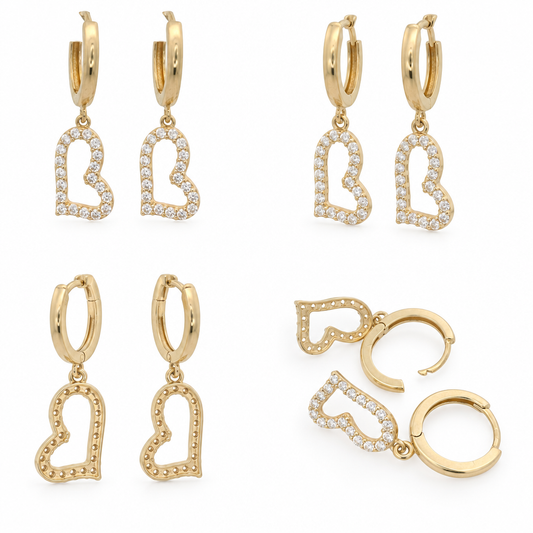 Cercei Aur 14K dama Pure Love