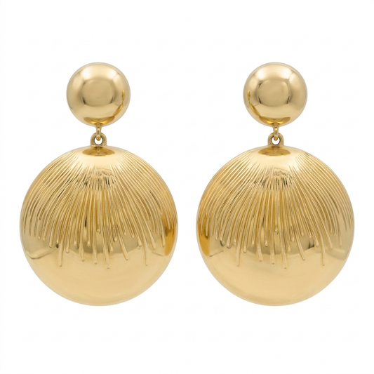 Cercei Aur 14K dama Bowlery Style