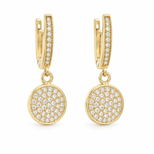 Cercei Aur 14K dama Stone