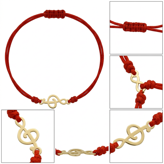 Bratara Aur 14K Snur Cheia Sol