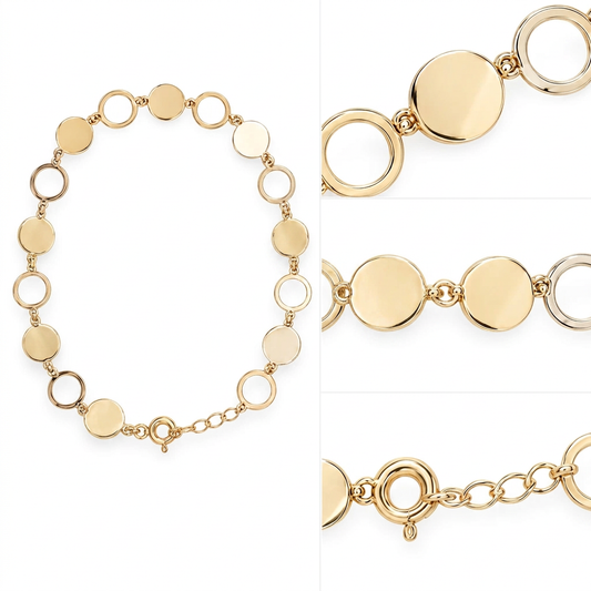 Bratara Aur 14K dama Trisar