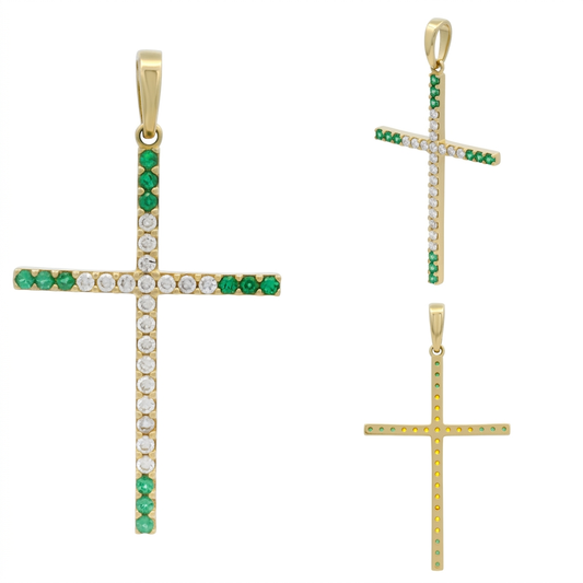 Pandantiv Aur 14K Cruciulita Golden Harm