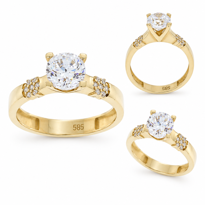 Inel Aur 14 K Glow Logodna
