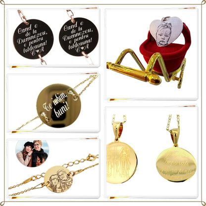 Gravura banuti, bratari si pandantive - Antonia Gold