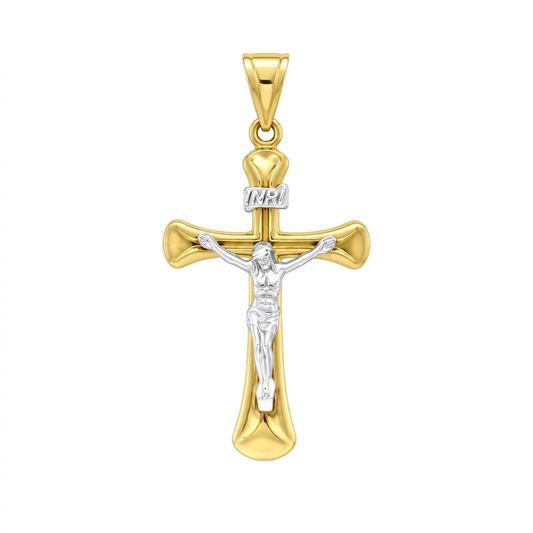 Pandantiv Aur 14K Cruciulita IHR
