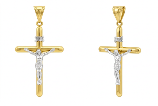 Pandantiv Aur 14 K Cruciulita Loial