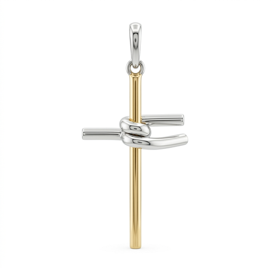 Pandantiv Aur 14K Cruciulita Christ