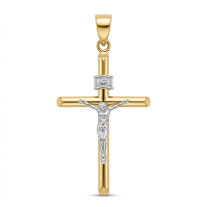 Pandantiv Aur 14K Cruciulita Iisus