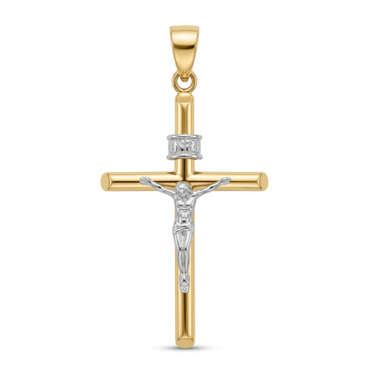 Pandantiv Aur 14K Cruciulita Iisus