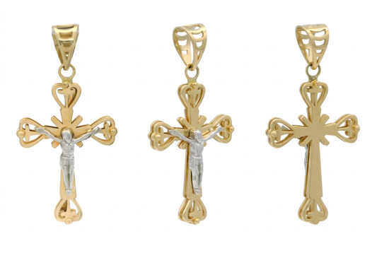 Pandantiv Aur 14K Cruciulita Divinity