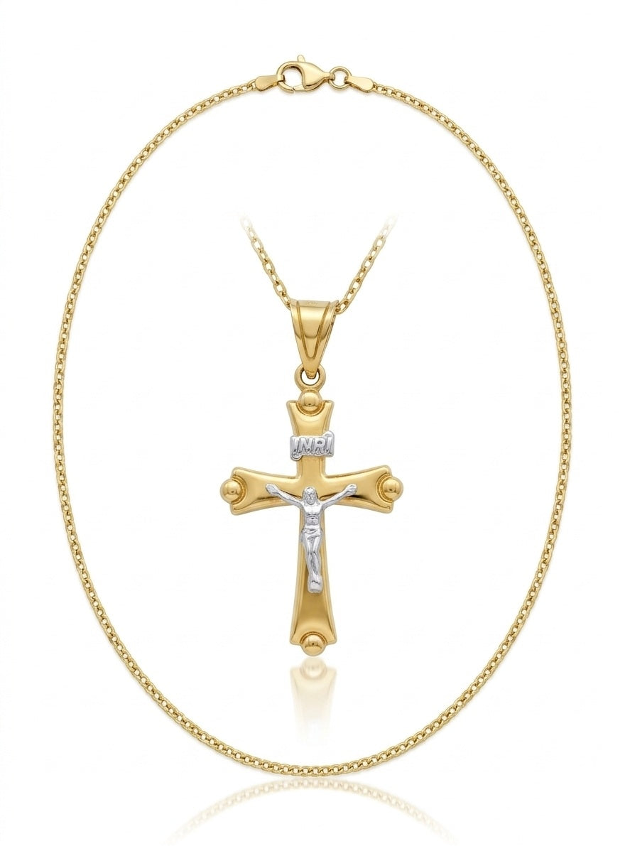 Pandantiv Aur 14K Cruciulita Simplity