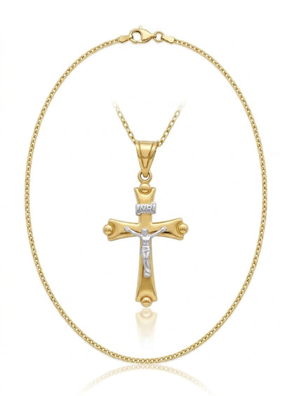 Pandantiv Aur 14K Cruciulita Simplity