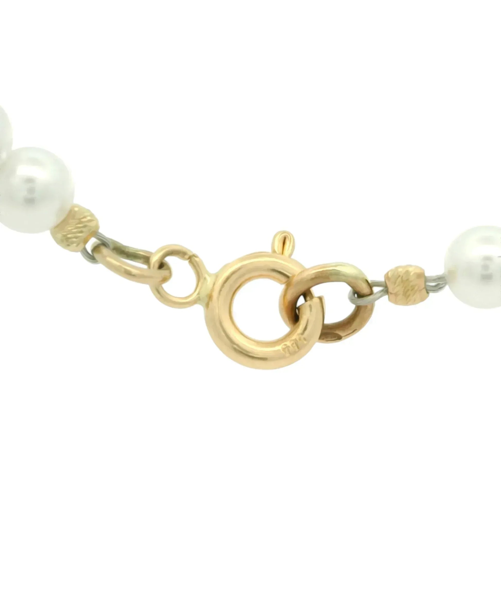 Colier perle de cultura si Aur - AG054225 - Antonia Gold