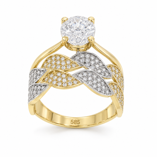 Inel Aur 14 K Serato Logodna
