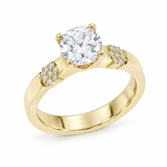 Inel Aur 14 K Glow Logodna