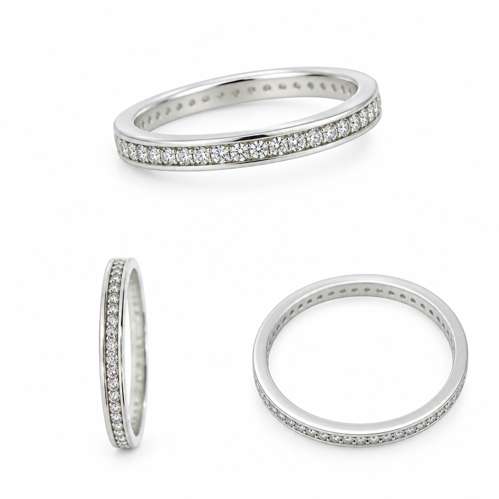 Inel Tenis Aur 14K Whitis - P. Albe