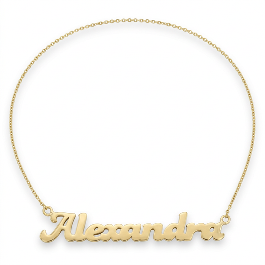 Lantisor Aur 14K Nume ALEXANDRA