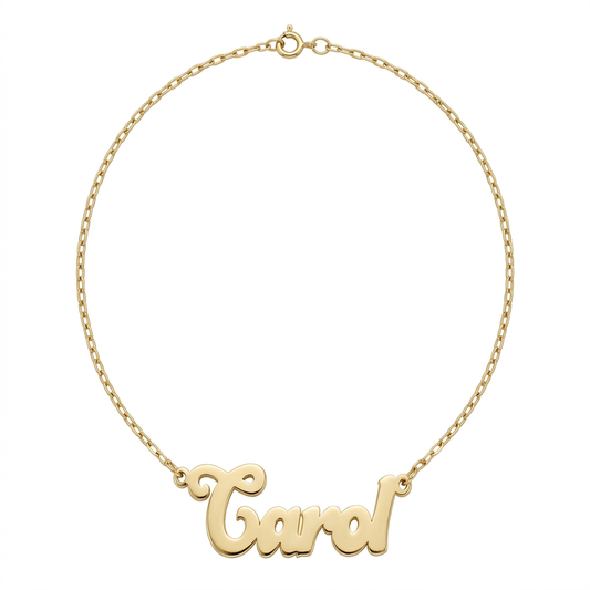 Lantisor Aur 14K Nume CAROL