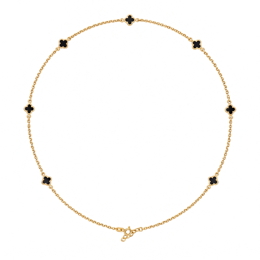 Lant Aur 14K dama Black Cliff