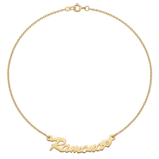 Lantisor Aur 14K Nume RAMONA