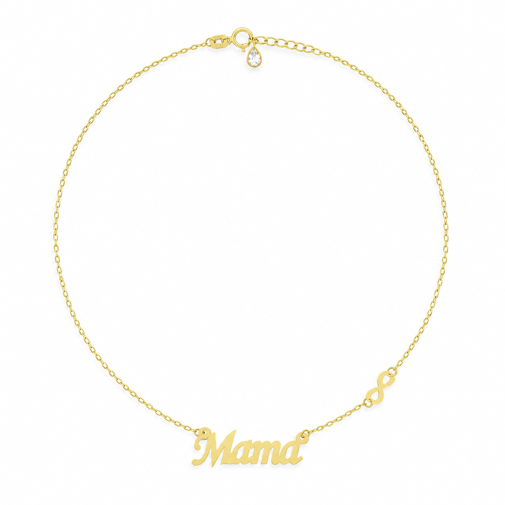 Lant Aur 14K "MAMA si infinit"