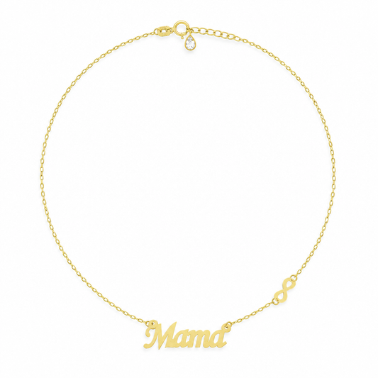 Lant Aur 14K "MAMA si infinit"