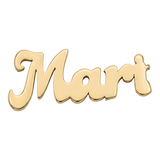 Pandant Aur 14K Nume MARI