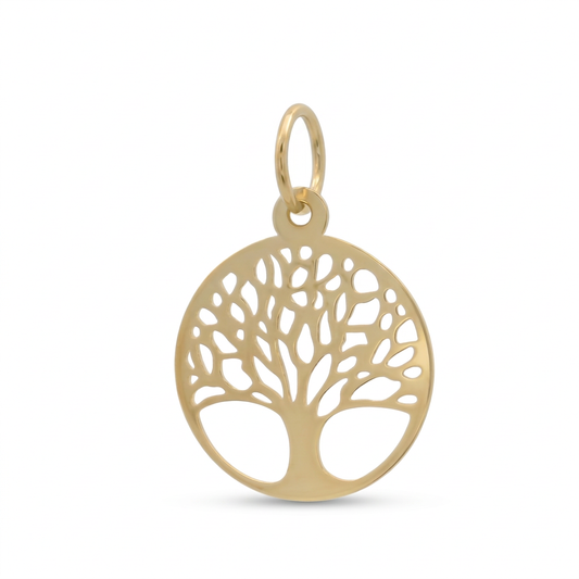 Pandativ Aur 14K Martisor Pomul Vietii