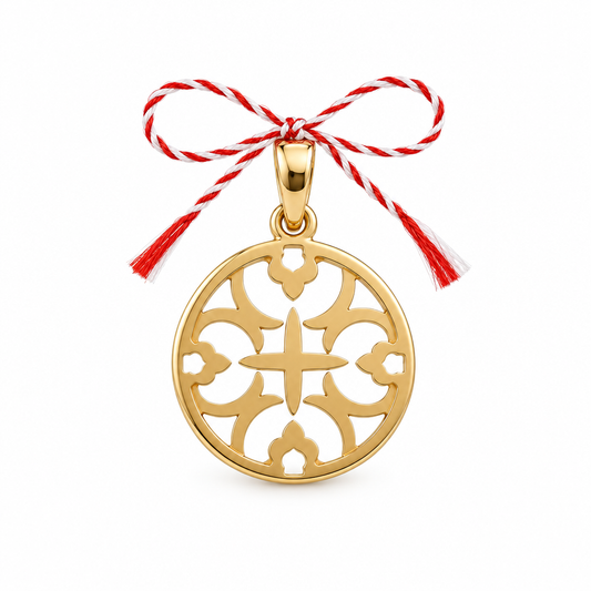 Pandativ Aur 14 K martisor "Banut Mandala"