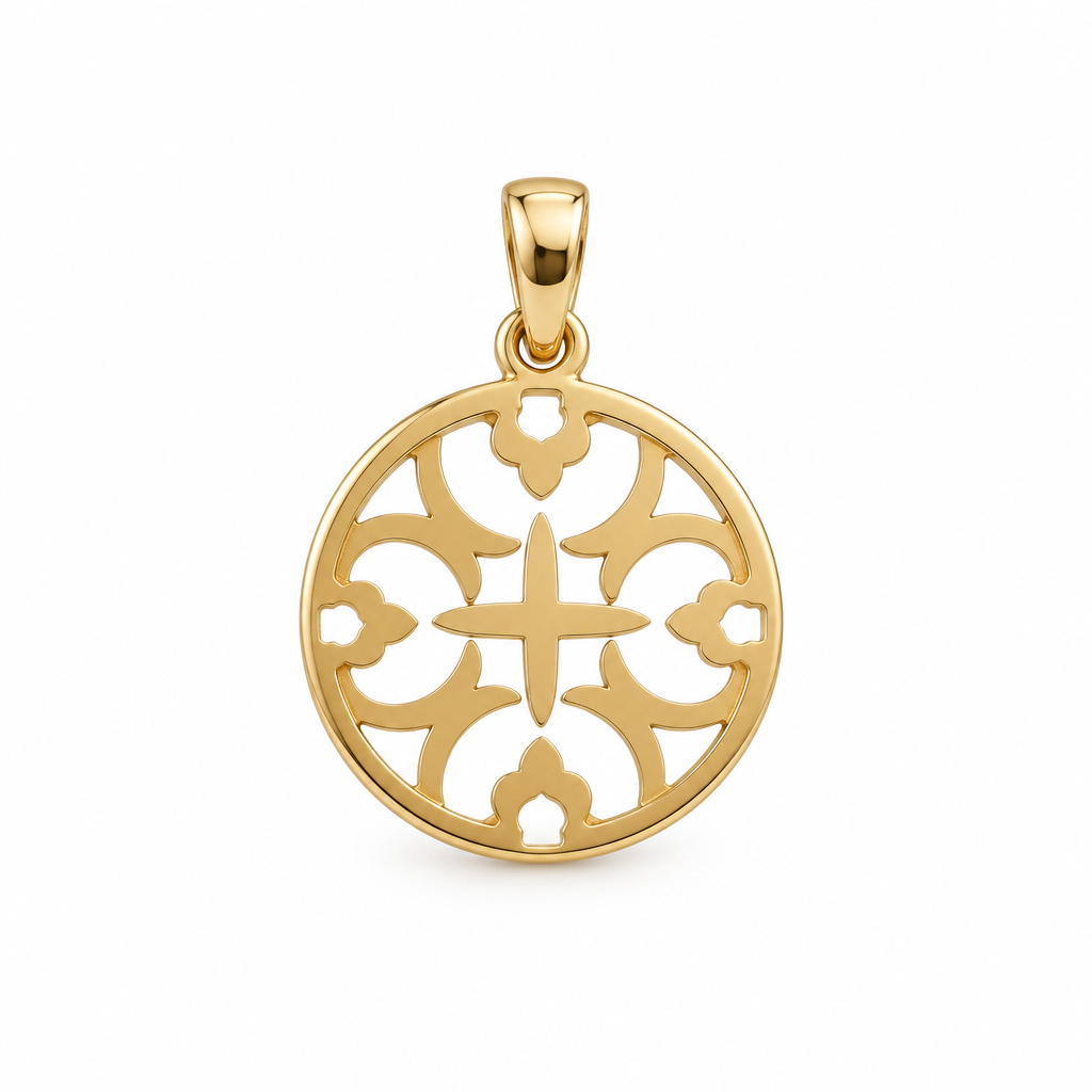 Pandativ Aur 14 K martisor "Banut Mandala"