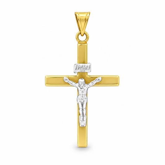PandantivAur 14 K  Cruciulita Divine