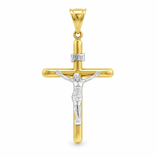 Pandantiv Aur 14 K Cruciulita Loial