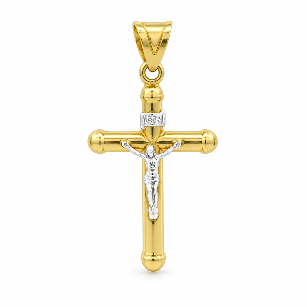 Pandantiv Aur 14 K Cruciulita Ospo