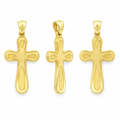 Pandantiv Aur 14K Cruciulita Lieta