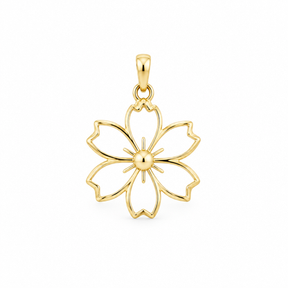 Pandativ Aur 14 K martisor Floare mare