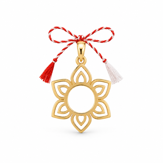 Pandativ Aur 14 K martisor "Floricica"