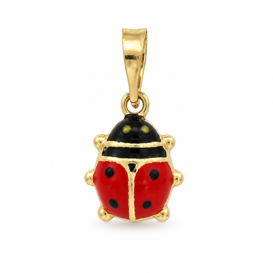 Pandativ Aur 14 K martisor "Gargarita rosie"