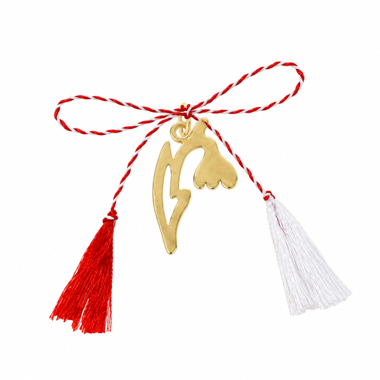 Pandativ Aur 14 K martisor "Ghiocel mic"