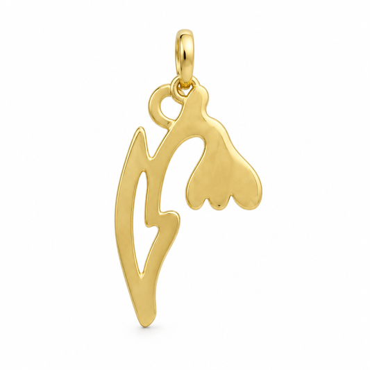Pandativ Aur 14 K martisor "Ghiocel mic"