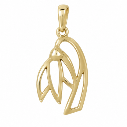 Pandativ Aur 14 K martisor Ghiocel
