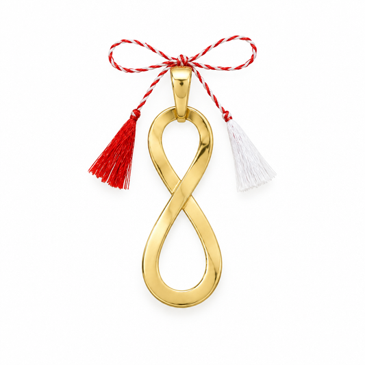 Pandativ Aur 14 K martisor "Infinit mare"